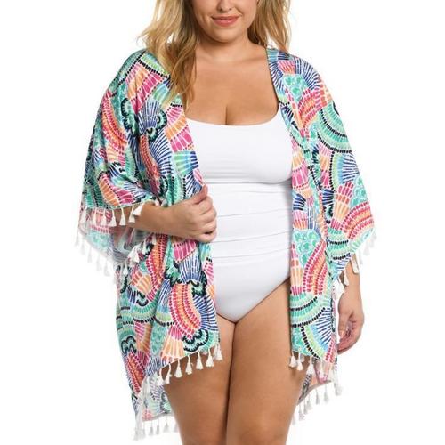 Women's La Blanca Illusion Dress Swim Cover Up - Primary Image