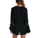 Women's La Blanca Beachcomber Basics Lace Up V-Neck Dress Swim Cover Up - Thumbnail 2 of 2