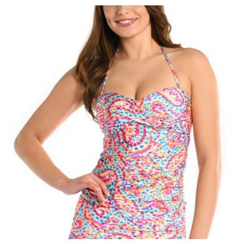 Women's La Blanca Bandeau Twist Swim Tankini - Primary Image