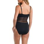 Women's La Blanca Over the Shoulder Mesh One Piece Swimsuit - Thumbnail 2 of 2