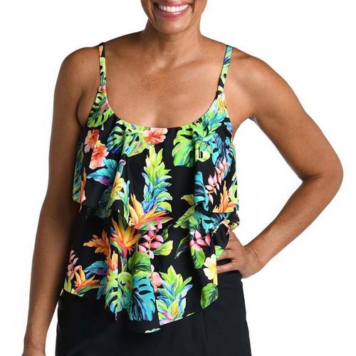 Women's Maxine Two Tiered Swim Tankini - Primary Image