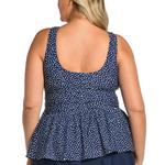Women's Maxine Plus Size Empire Underwire Swim Tankini - Thumbnail 2 of 2
