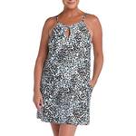 Women's 24th & Ocean High Neck Shift Dress Swim Cover Up - Thumbnail 1 of 2