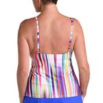 Women's 24th & Ocean Square Neck Swim Tankini - Thumbnail 2 of 3