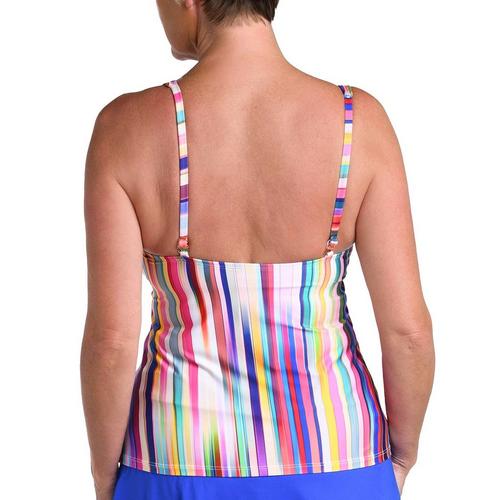 Women's 24th & Ocean Square Neck Swim Tankini - Primary Image