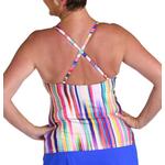 Women's 24th & Ocean Square Neck Swim Tankini - Thumbnail 3 of 3