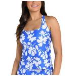 Women's 24th & Ocean Square Neck Swim Tankini - Thumbnail 1 of 2