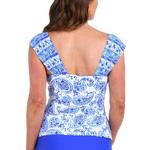 Women's Maxine Cap Sleeve Swim Tankini - Thumbnail 2 of 2
