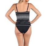 Women's La Blanca City Lights Underwire Lingerie Strap Swim Tankini - Thumbnail 2 of 2