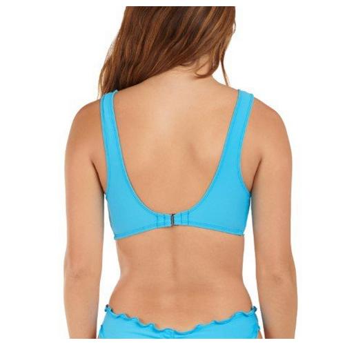 Women's Citrus Merrow Ruffle Swim Bikini Top - Primary Image