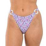 Women's Citrus High Leg Loop Hipster Swim Bottoms - Thumbnail 1 of 2