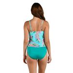 Women's 24th & Ocean Ibiza Palms Two Tiered Swim Tankini - Thumbnail 2 of 3