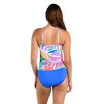 Women's 24th & Ocean Cordoba Underwire High Neck Over The Shoulder Swim Tankini - Thumbnail 2 of 3
