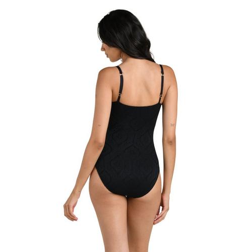 Women's La Blanca Mantra Medallion Lingerie One Piece Swimsuit - Primary Image