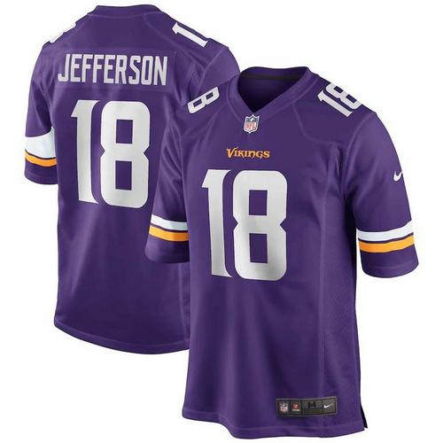 Nike Minnesota Vikings Justin Jefferson #18 Game Jersey - Primary Image
