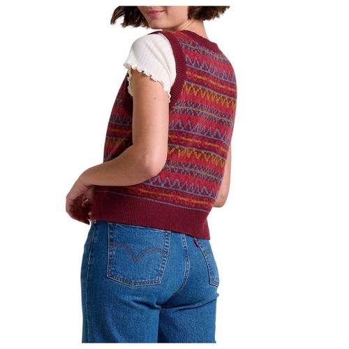 Women's Toad & Co. Wasatch Sleeveless V-Neck Sweater Vest - Primary Image