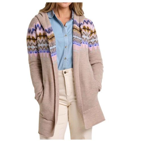 Women's Toad & Co. Merino Heartfelt Hooded Cardigan - Primary Image