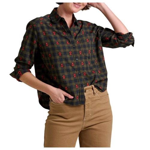 Women's Toad & Co. Re-Form Boxy Long Sleeve Flannel - Primary Image