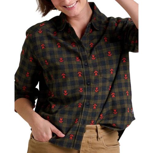 Women's Toad & Co. Re-Form Boxy Long Sleeve Flannel - Primary Image