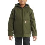 Kids' Carhartt Hooded Canvas Jacket - Thumbnail 1 of 4