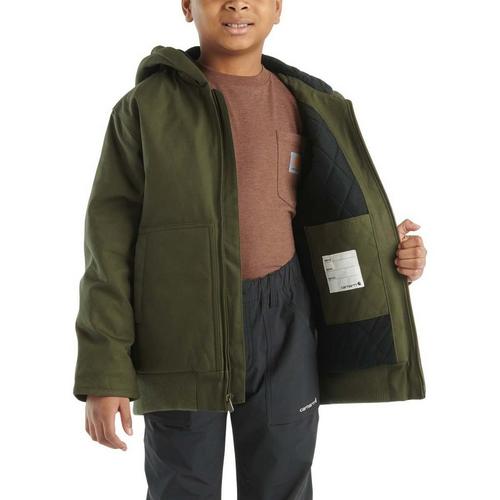 Kids' Carhartt Hooded Canvas Jacket - Primary Image