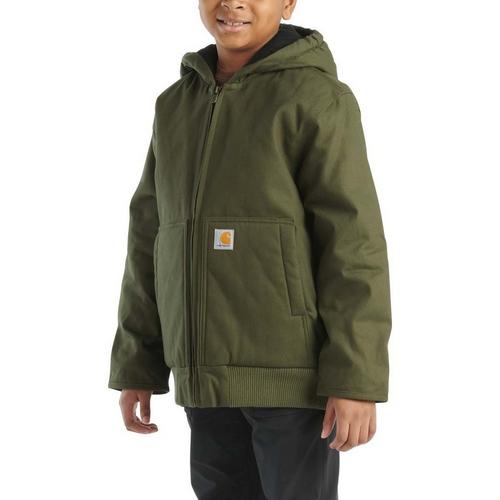 Kids' Carhartt Hooded Canvas Jacket - Primary Image