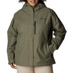 Women's Columbia Plus Size Hikebound Hooded Rain Jacket - Thumbnail 1 of 5