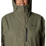 Women's Columbia Plus Size Hikebound Hooded Rain Jacket - Thumbnail 3 of 5