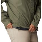 Women's Columbia Plus Size Hikebound Hooded Rain Jacket - Thumbnail 4 of 5