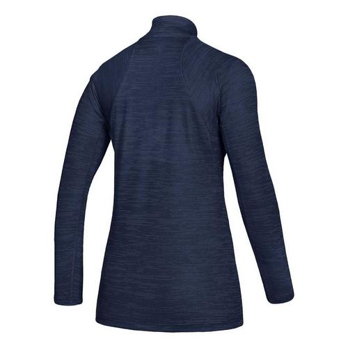 adidas Women's Nevada Wolf Pack Gamemode Logo 1/4 Zip Crew - Primary Image