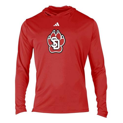 adidas South Dakota Coyotes Sideline Lightweight Long Sleeve T-Shirt - Primary Image