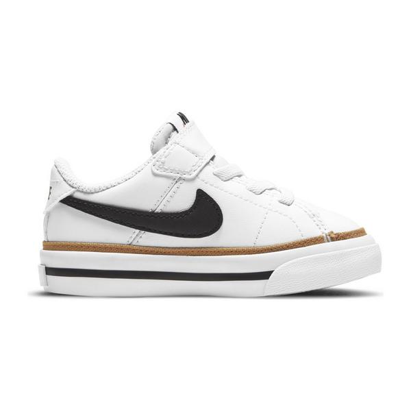 Kids' Nike Court Legacy Shoes Little 3 Regular White/Black/Ochre