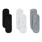 Women's Nike Everyday Plus Lightweight Training Footie 3 Pack No Show Socks - Thumbnail 3 of 4