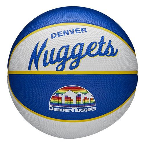 Wilson Denver Nuggets Team Retro Mini Basketball - Primary Image