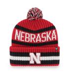 47 Brand Nebraska Cornhuskers Bering Pom Beanie - Thumbnail 1 of 2