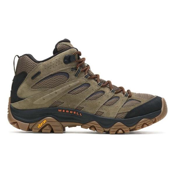 Men's Merrell Moab 3 Mid Waterproof Hiking Boots Outdoor 12 Olive Gum