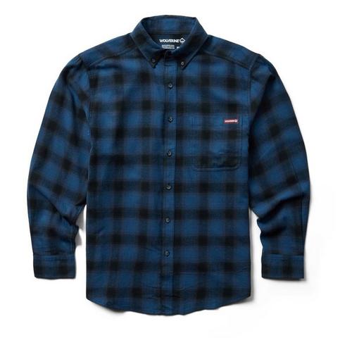 Men's Wolverine Hastings Long Sleeve Flannel - Primary Image