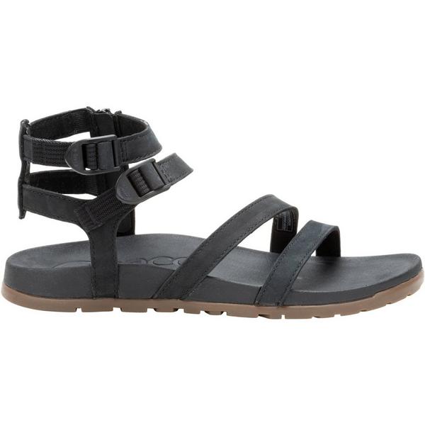Women's Chaco Lowdown Strappy High Sandals 6 Black