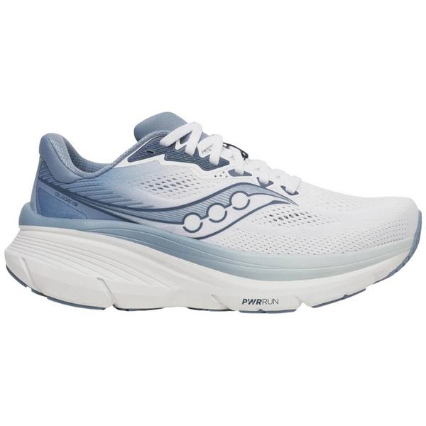 Women's Saucony Guide 19 Running Shoes 7.5 Regular White/Storm