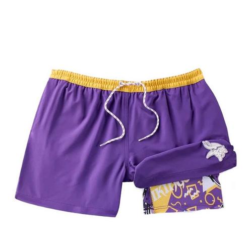 Chubbies Minnesota Vikings Solid Swim Trunk - Primary Image