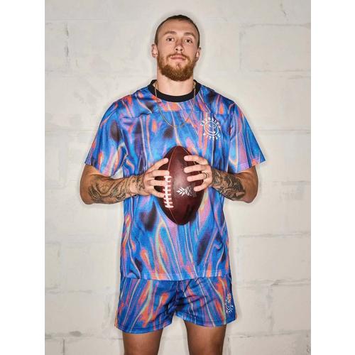 Men's Chubbies x George Kittle The Holographic Wave Mesh Training Shirt - Primary Image