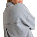 Women's Z Supply All Day Knit Denim Long Sleeve Oversized Shacket - Thumbnail 4 of 12