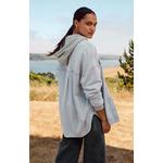 Women's Z Supply All Day Knit Denim Long Sleeve Oversized Shacket - Thumbnail 8 of 12