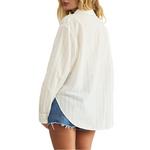 Women's Z Supply Seaport Striped Long Sleeve Button Up Shirt - Thumbnail 2 of 6