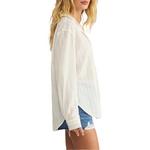 Women's Z Supply Seaport Striped Long Sleeve Button Up Shirt - Thumbnail 3 of 6