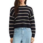 Women's Z Supply Estero Stripe Sweater Scoop Neck Pullover Sweater - Thumbnail 1 of 3