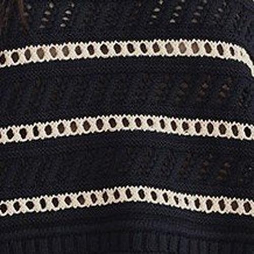 Women's Z Supply Estero Stripe Sweater Scoop Neck Pullover Sweater - Primary Image