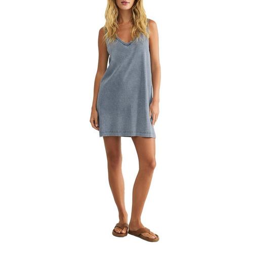 Women's Z Supply Sloane Jersey Denim Shirt Dress - Primary Image
