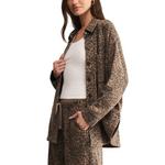 Women's Z Supply All Day Knit Denim Long Sleeve Oversized Shacket - Thumbnail 3 of 4