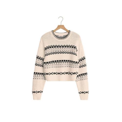Women's Z Supply Perci Fair Isle Pullover Sweater - Primary Image